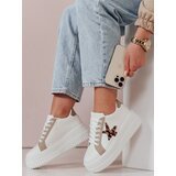 DStreet Sneakersy damskie na platformie STARPAN beżowe Cene