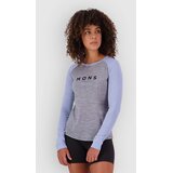 Mons Royale Icon Merino Raglan Funkcijska majica grey heather / skyline Cene