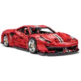 Lean_Toys Gradbene kocke Športni avto rdeči CADA 3187 Elemntov | Shoptok.si