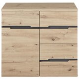 Mömax komoda memphis, barva hrasta, barva grafita | Shoptok.si