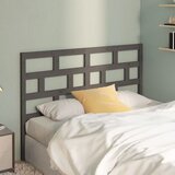 Maison Chic posteljno vzglavje - vzglavna omarica - nočna omarica sivo 146x4x100 cm trdna borovina, (21705401) | Shoptok.si