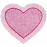 Catherine Lansfield Rožnata otroška preproga v obliki srca Heart, 50 x 80 cm