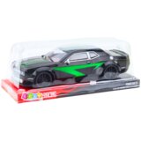  Sportski auto za igru s pogonom na stražnje kotače Glossy - 28 cm - crno/zeleni | shoptok.hr