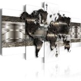  Slika - Metal World Map II 100x50 Cijene