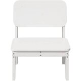  Vrtna stolica bijela 60x52,5x72 cm od masivne borovine | shoptok.hr