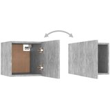  Noćni ormarići 2 kom siva boja betona 30 5x30x30 cm od iverice | shoptok.hr