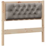  Uzglavlje Ostalo Smeđa i taupe 90 cm Masivna borovina | shoptok.hr