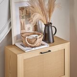 SoBuy Vhodni regal za čevlje s 3 vrati in 6 policami Natural, (21338229) | Shoptok.si