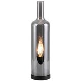 Just LIGHT. 14006-25 - Stona lampa BOTTLE 1xE14/25W/230V crna/zadimljena Cene