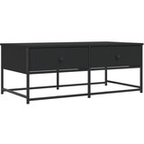 Maison Chic Klubska mizica - kavna mizica - Nizka mizica črna 100x51x40 inženirski les, (21755386) | Shoptok.si