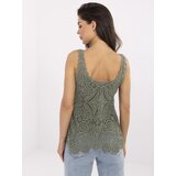 Italy Moda Blouse-MI-BZ-9006.75-khaki | Shoptok.si