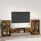  Set TV komoda FLORIN 3 pcs Dimljeni hrast Konstruirano drvo | Eponuda.com