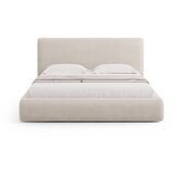 Cosmopolitan Design Bež tapecirani bračni krevet s prostorom za odlaganje s podnicom 140x200 cm Colonel – | shoptok.hr