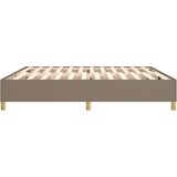  Za krevet s oprugama smeđesivi 200x200 cm od tkanine | shoptok.hr