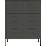 vidaXL Ladičar antracit 80 x 35 x 101,5 cm čelični | shoptok.hr