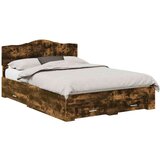  Konstrukcija postelje z vzglavjem Dimljeni oreh 140 x 200 cm, (5000102267) | Shoptok.si