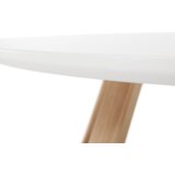 Kondela Klubska mizica, bela/naravna, INFERO | Shoptok.si