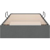 Otomanski krevet s pohranom Tamno siva 90 x 200 cm tkanina | shoptok.hr