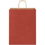  Papirnate vrećice 250 kom s ručkama crvene 32x12x42 cm | shoptok.hr