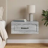  Noćni ormarić za montažu na zid Siva sonoma 49 x 34,5 x 20 cm | shoptok.hr