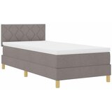  s opruga kutije Sivo-smeđa 90 x 200 cm tkanina | shoptok.hr