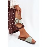 Boto Women's sandals with buckle on cork platform mint Zavira | shoptok.hr