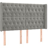  box spring s madracem LED svjetlosivi 160x200 cm baršun | shoptok.hr