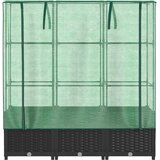  Povišena gredica s pokrovom za staklenik 120 x 40 x 138 cm | shoptok.hr