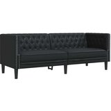  Set sofe 3 pcs Crna 194 x 74.5 x 70.5 cm Umjetna koža | shoptok.hr