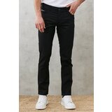 AC&Co / Altınyıldız Classics Men's Black Slim Fit Slim Fit 5 Pockets Flexible Chino Trousers. Cene