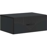  Noćni ormarić za montažu na zid 2 pcs Crna 49 x 34 5 x 20 cm | shoptok.hr
