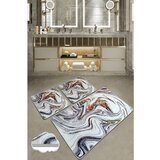 Blur multicolor bathmat set (3 pieces) Cene