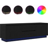 vidaXL TV ormarić s LED svjetlima crni 160,5x41x50 cm | shoptok.hr