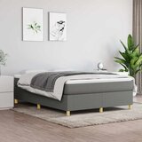  Krevet s oprugama i madracem tamnosivi 140x190 cm od tkanine | shoptok.hr