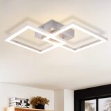 Nettlife LED Stropna Svetilka, 24W, Toplo Bela, Kvadratna, Srebrna, Za Dnevno Sobo, Kuhinjo, Hodnik, Spalnico, Otroško Sobo, Pisarno, (22110716) | Shoptok.si