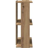 vidaXL Regal za knjige s 3 razina boja hrasta 60x30x80 cm drveni | shoptok.hr