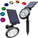  Solarna reflektorska podna ili zidna led rgb svjetiljka | shoptok.hr