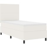 Box Spring Krevet s Madracem &amp LED Krema Jednokrevetni Žoržet | shoptok.hr