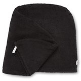 Catherine Lansfield Crni brzosušeći pamučni ručnici za kosu u setu 2 kom 20x13 cm Quick Dry – Cijene