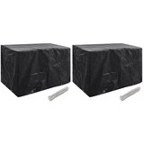  Navlake za vrtni namještaj s 8 ušica 2 kom 140 x 70 x 90 cm | Eponuda.com
