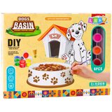 Creative Set Dog Bowl For Painting Paints Brushes DIY 6 pcs. | Shoptok.si