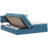  Krevet s od storage s uzglavljem 2 kom. Tamno plava | shoptok.hr