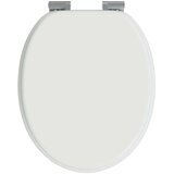  Toaletni pokrov s tiho zaporo Bela 44 x 38 cm MDF plošča, (5000207978) | Shoptok.si