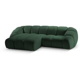 Micadoni Home Zelena baršunasti kutna garnitura Diana – | shoptok.hr