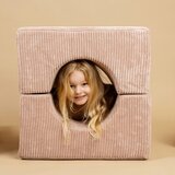 MeowBaby Igralište od ružičaste korduro pjene 45x170x30 cm Montessori - | shoptok.hr