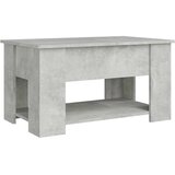  Stolić za kavu boja betona 79 x 49 x 41 cm konstruirano drvo | Shoptok.si