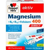 Doppelherz aktiv magnezij 400 + B6 + B12 + folna kiselina Direct - 20 vreć. Cijene