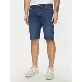 Wrangler Jeans kratke hlače Colton 112350824 Modra Slim Fit