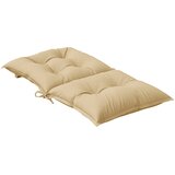  Jastuci za stolice 2 kom prošarano bež 100x50x7 cm tkanina | shoptok.hr