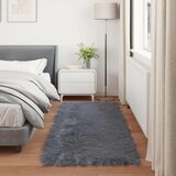  Tepih od umjetne ovčje kože TAFALLA Antracit 100 x 200 cm | shoptok.hr